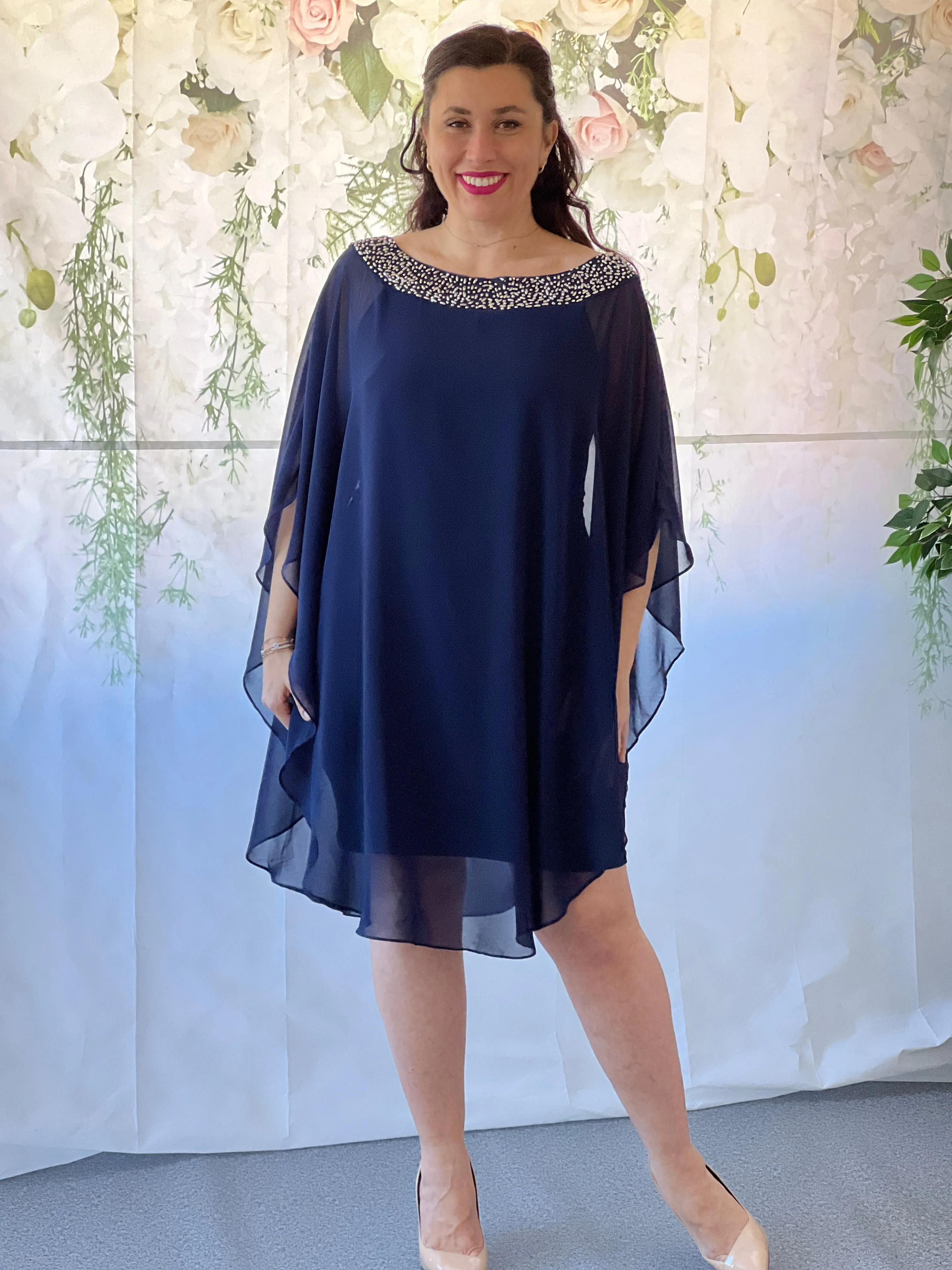 Etan Navy Evening Dress
