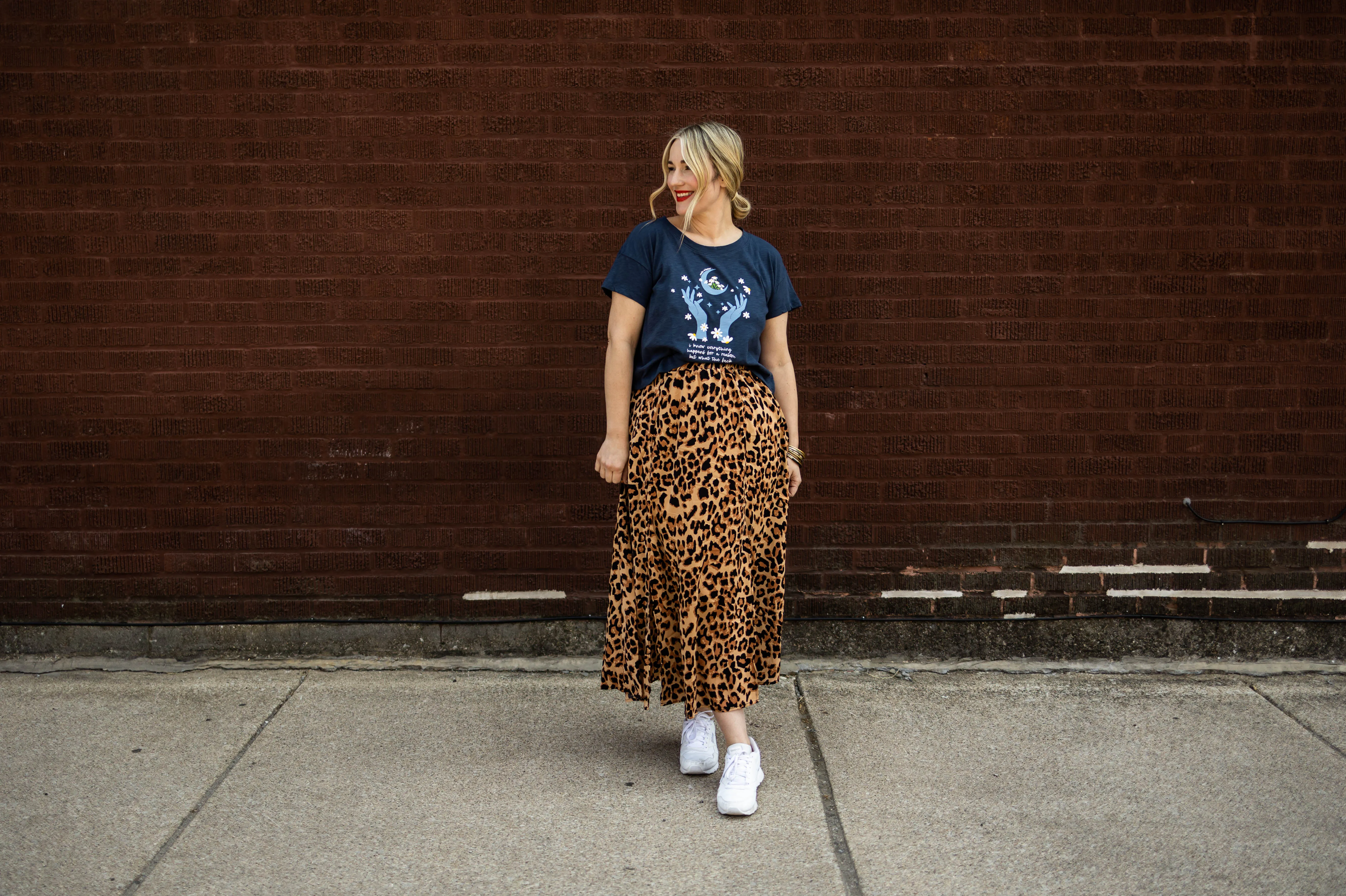 everything happens crop tee