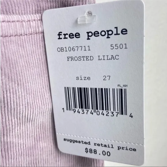 FREE PEOPLE Sun Chaser Corduroy Jeans