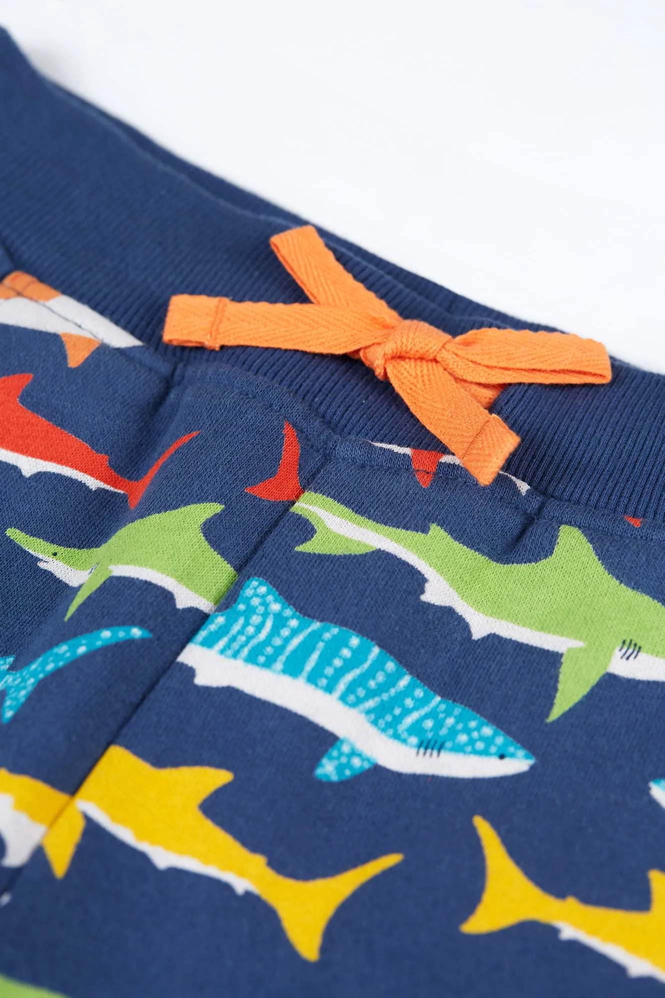 Frugi Snug Joggers Pa8na Shiver Of Sharks