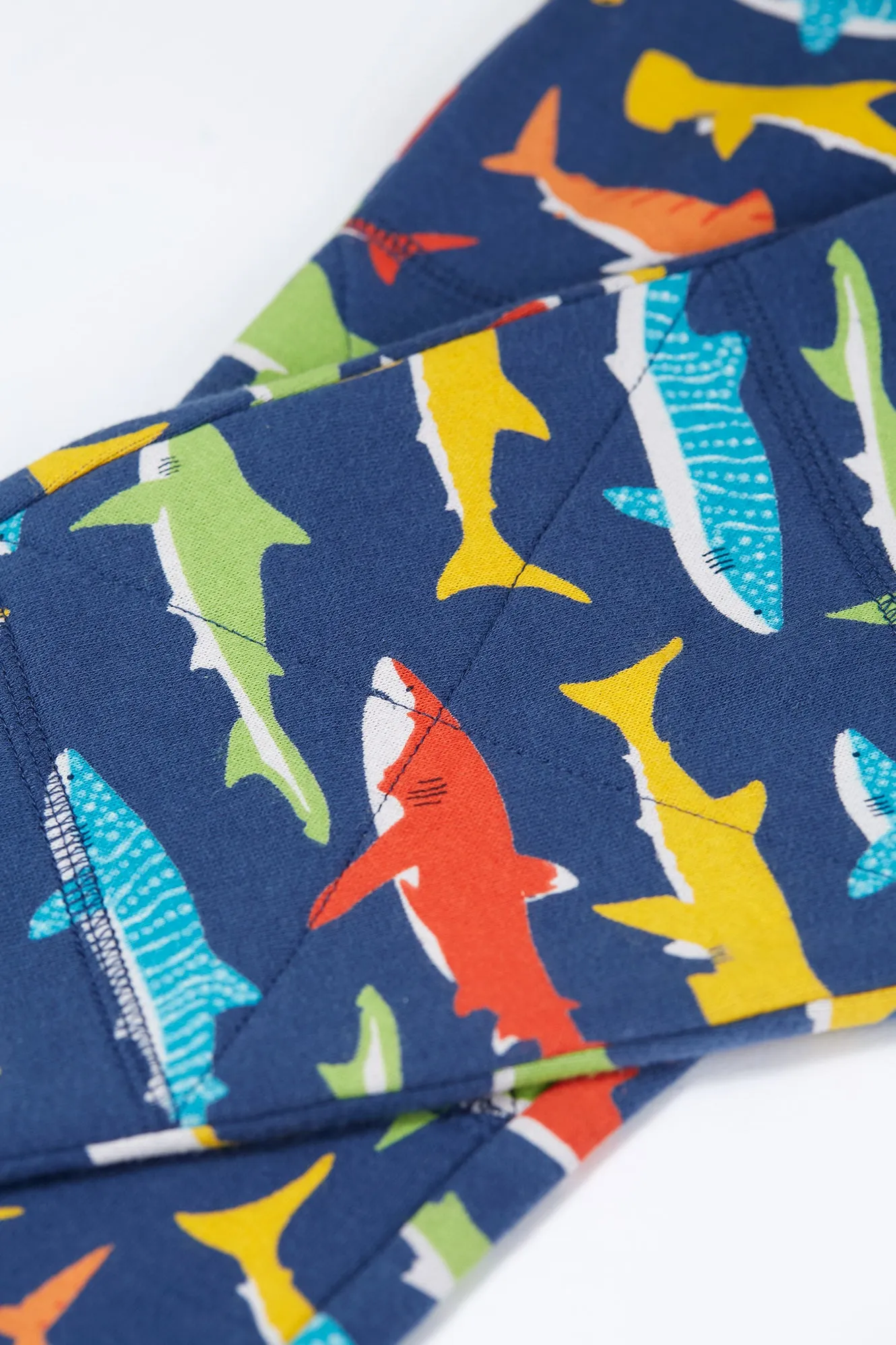 Frugi Snug Joggers Pa8na Shiver Of Sharks