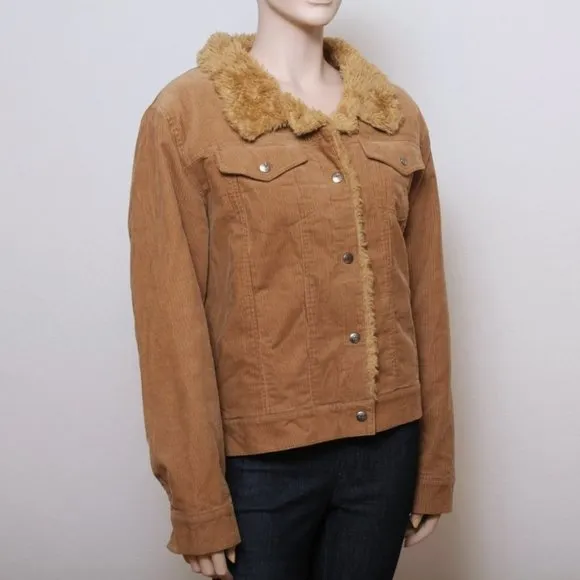 Gemini Corduroy Button Down Jacket