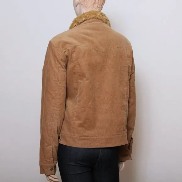 Gemini Corduroy Button Down Jacket