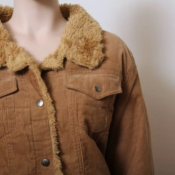 Gemini Corduroy Button Down Jacket