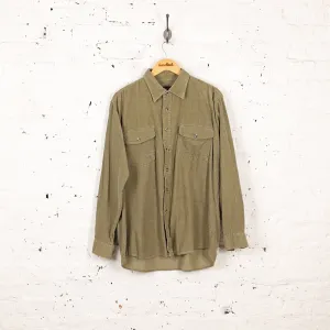 Headlock Vintage Corduroy Shirt - Green - L