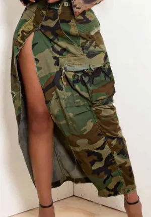 High Split Skirt