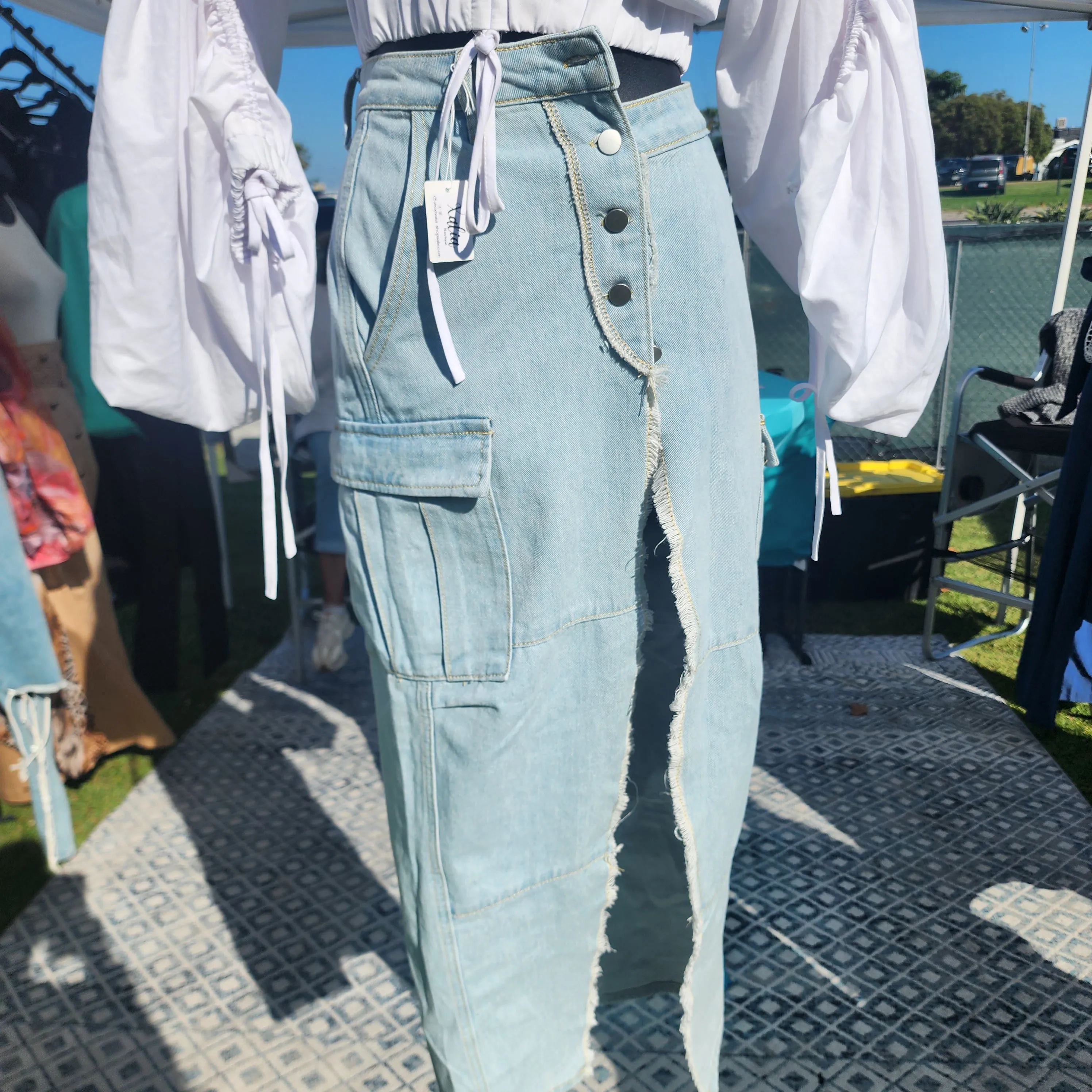 High Split Skirt
