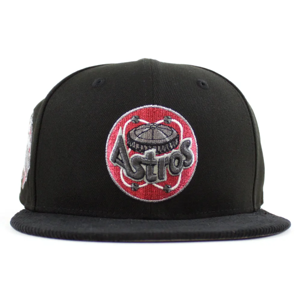 Houston Astros 1989 All Star Game New Era 59Fifty Fitted Hat (Black Corduroy Gray Under Brim)