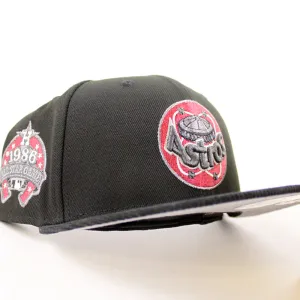 Houston Astros 1989 All Star Game New Era 59Fifty Fitted Hat (Black Corduroy Gray Under Brim)