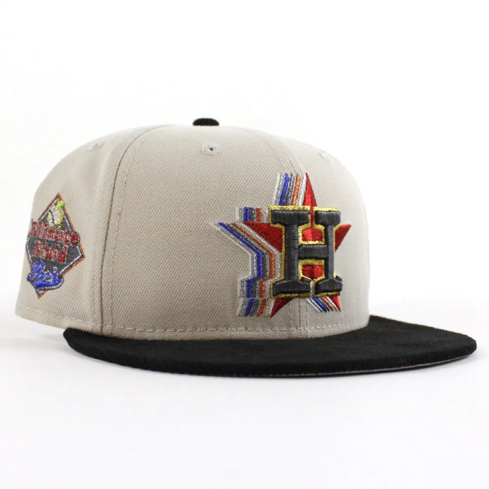 Houston Astros Minute Maid Park New Era 59Fifty Fitted Hat (Stone Corduroy Gray Under Brim)