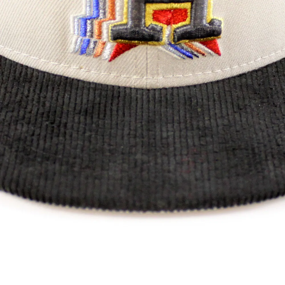 Houston Astros Minute Maid Park New Era 59Fifty Fitted Hat (Stone Corduroy Gray Under Brim)