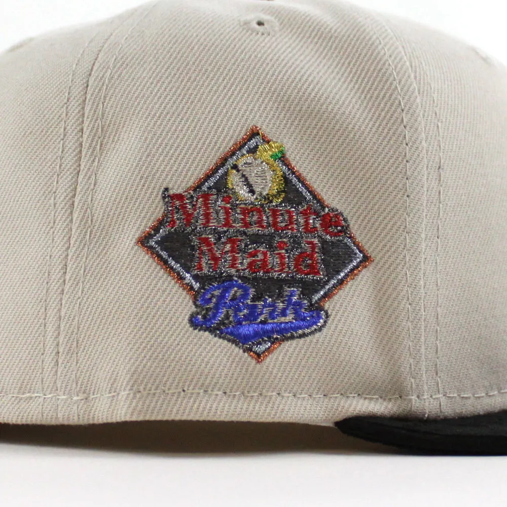 Houston Astros Minute Maid Park New Era 59Fifty Fitted Hat (Stone Corduroy Gray Under Brim)