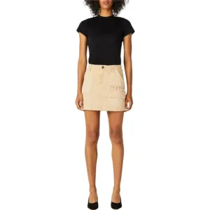HUDSON Jeans 'Hunter' Mini Skirt with Cargo Pocket, Faded Bronze Color, Size 29