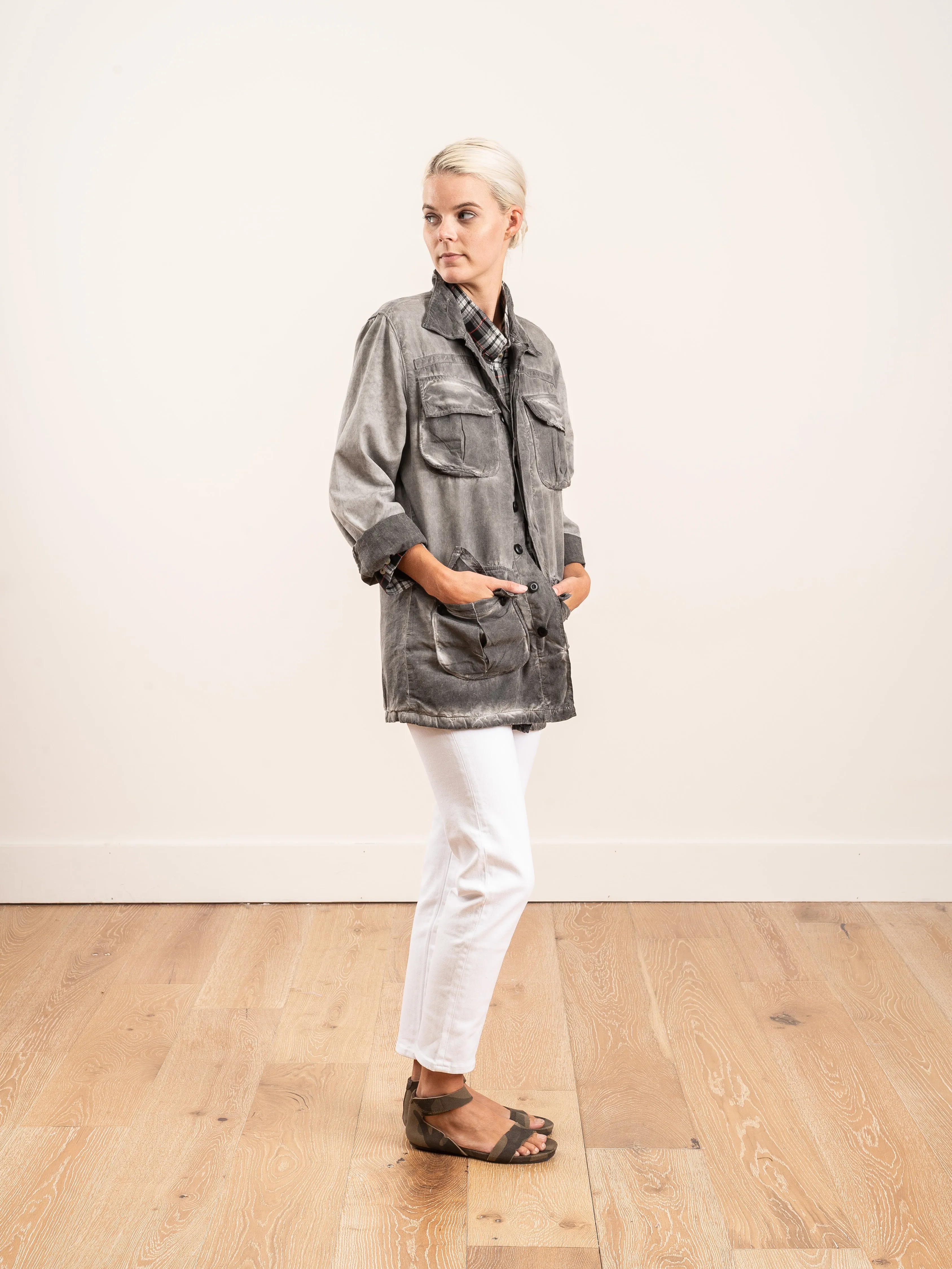 hunter cargo pocket jacket