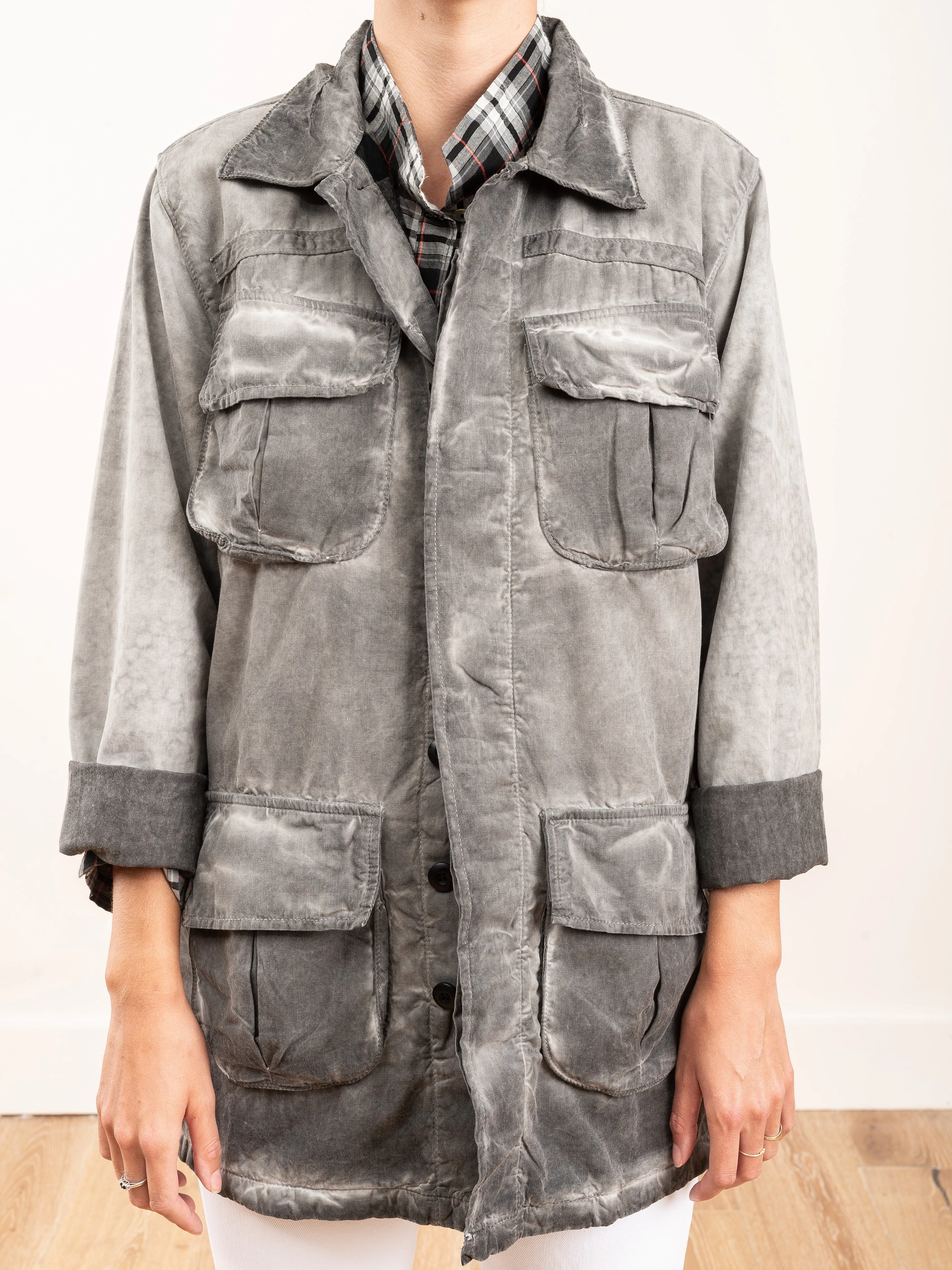 hunter cargo pocket jacket