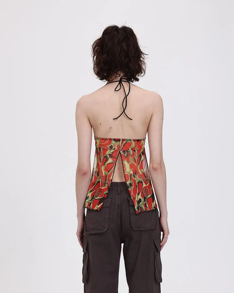 Kefalonia Heat Split Cami Top