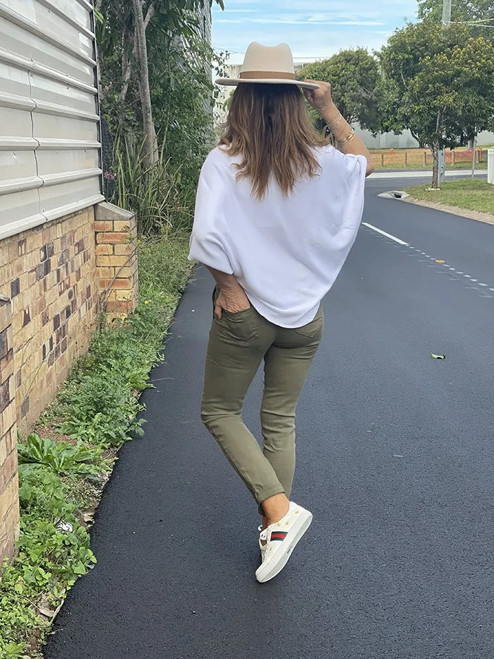 Khaki Cargo Jogger Pants