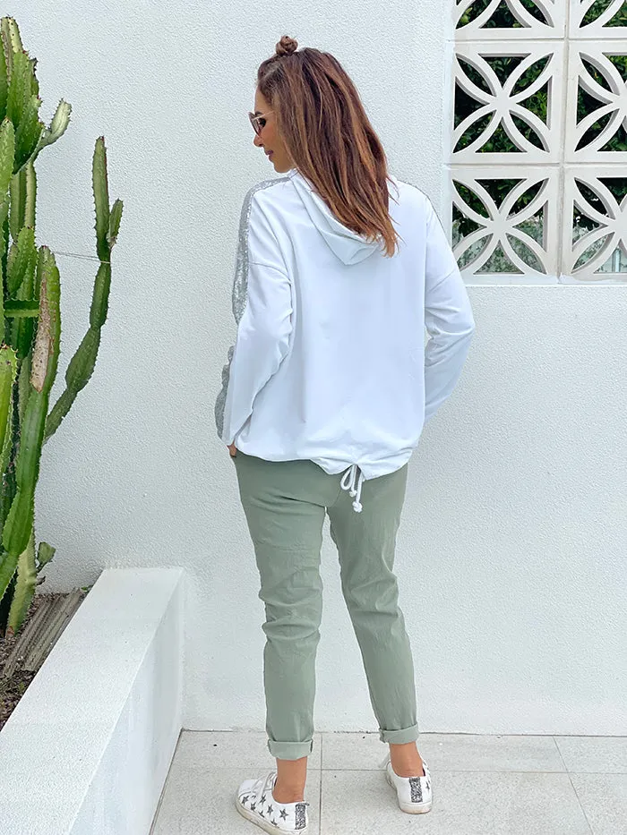 Khaki Comfy Jogger Pants