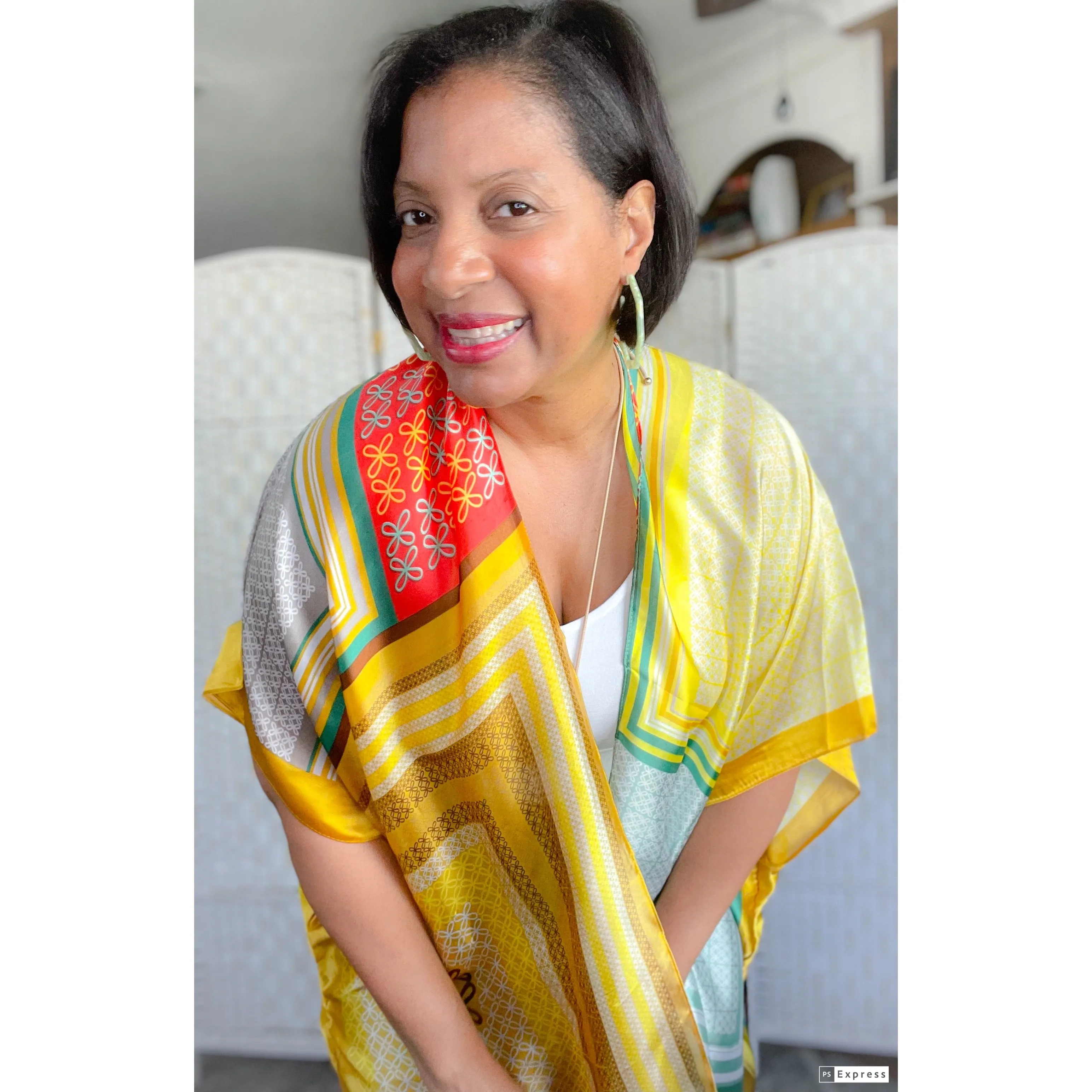 Kimono Yellow & Green