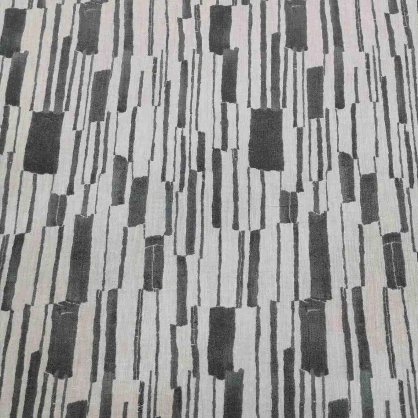 Kokka Cotton Gauze, Tréfle Charcoal