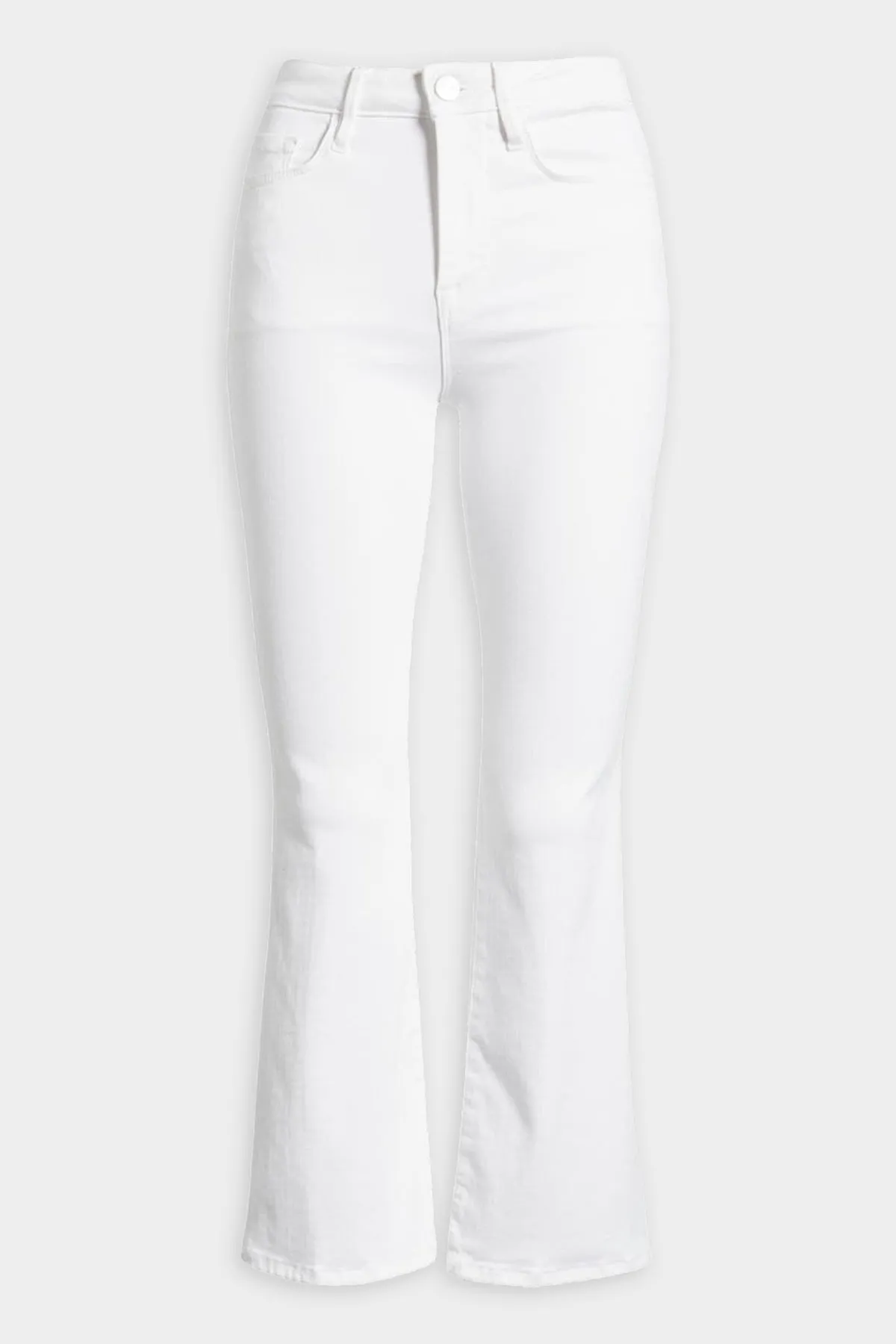 Le One Crop Mini Boot in Blanc
