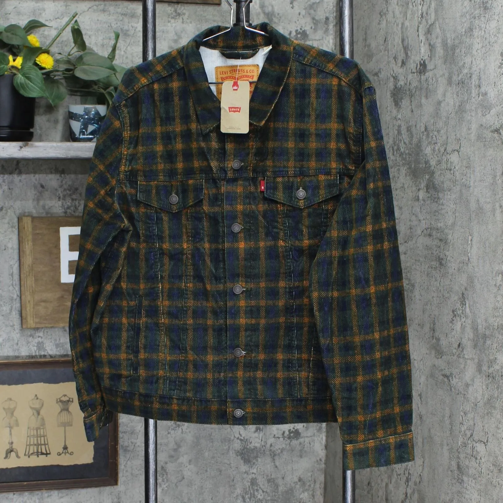 Levi's Men's Button Front Woven Trucker Jacket