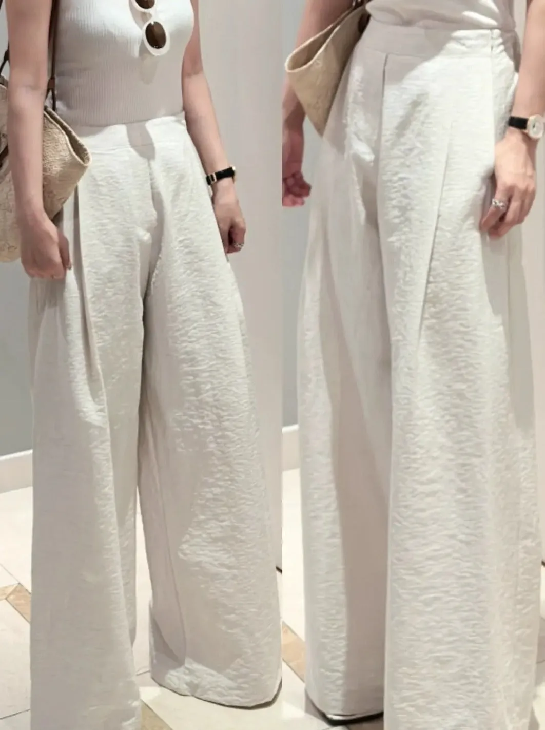 Loe Bio linen Wide Slacks