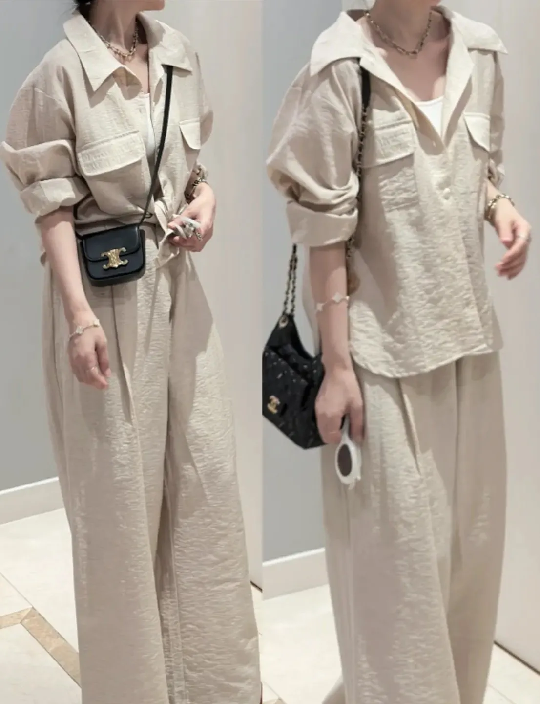 Loe Bio linen Wide Slacks