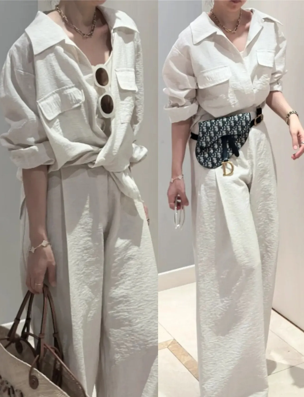 Loe Bio linen Wide Slacks