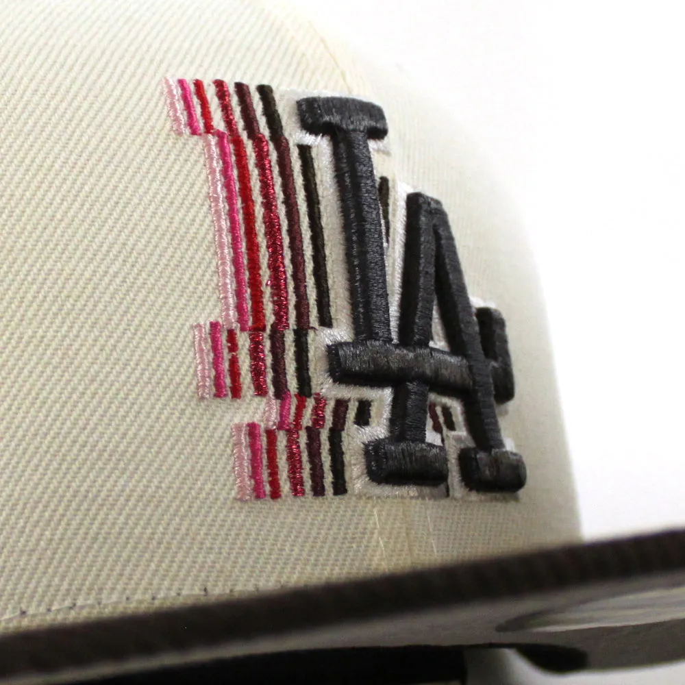 Los Angeles Dodgers World Series Champions 2022 New Era 59Fifty Fitted Hat (Chrome White Walnut Corduroy Gray Under Brim)