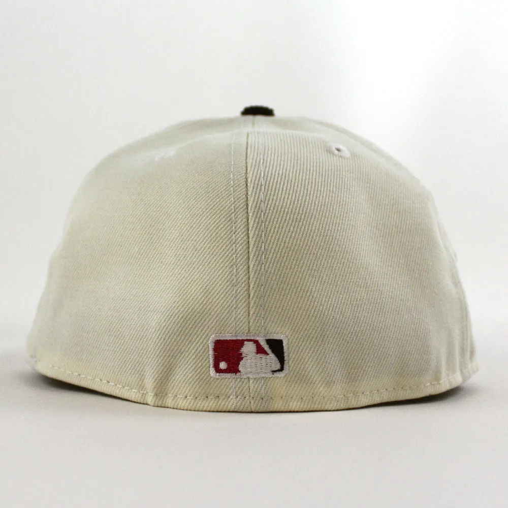 Los Angeles Dodgers World Series Champions 2022 New Era 59Fifty Fitted Hat (Chrome White Walnut Corduroy Gray Under Brim)