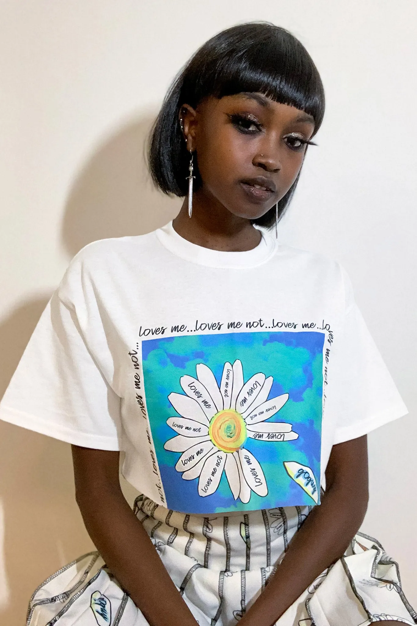 Loves Me Not Crop Tee