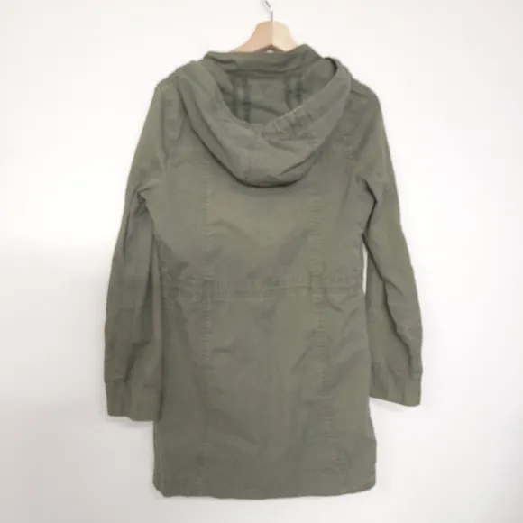 Lucky Brand Clothing cotton utility cargo Long Jacket S/P
