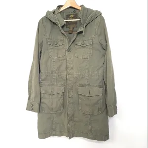 Lucky Brand Clothing cotton utility cargo Long Jacket S/P