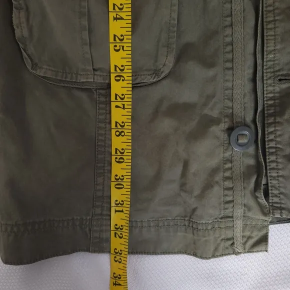 Lucky Brand Clothing cotton utility cargo Long Jacket S/P