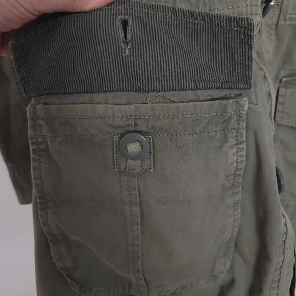 Lucky Brand Clothing cotton utility cargo Long Jacket S/P