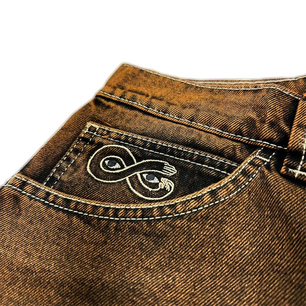 Magenta OG Denim Pants Stitch Bronze Denim