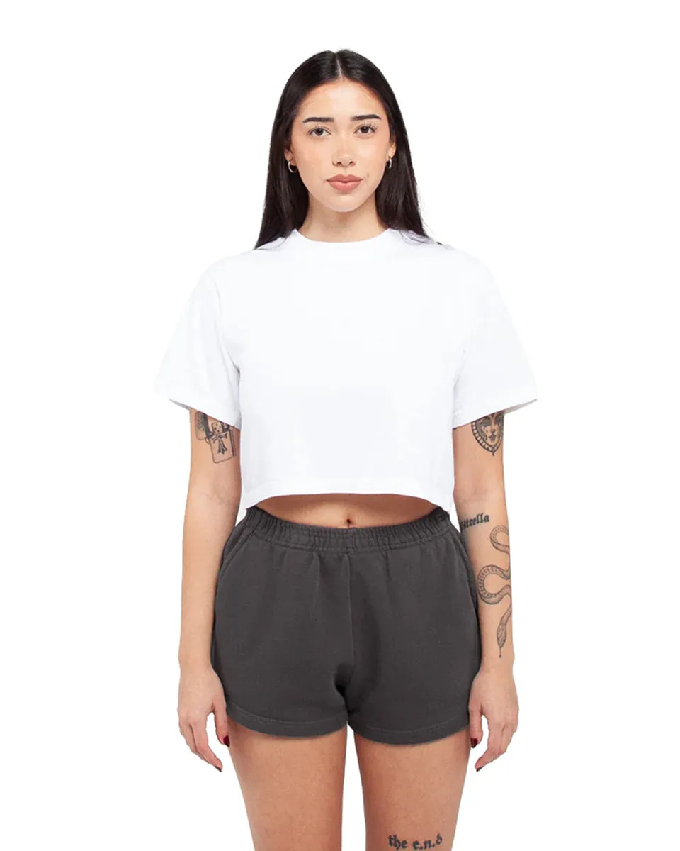 Martinis & Tennis Garment Dye Crop Tee