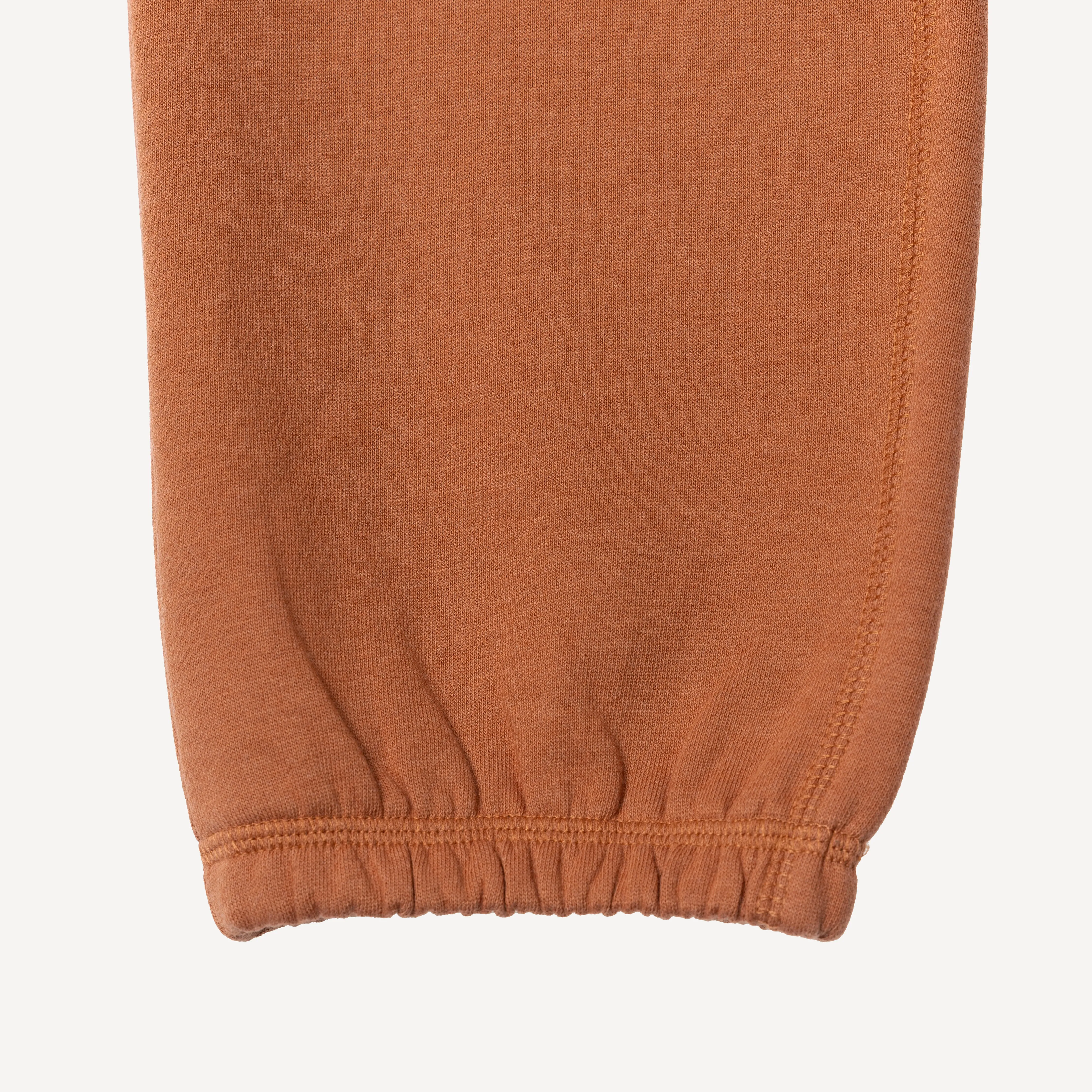 Mens Fleece Jogger - Amber Brown