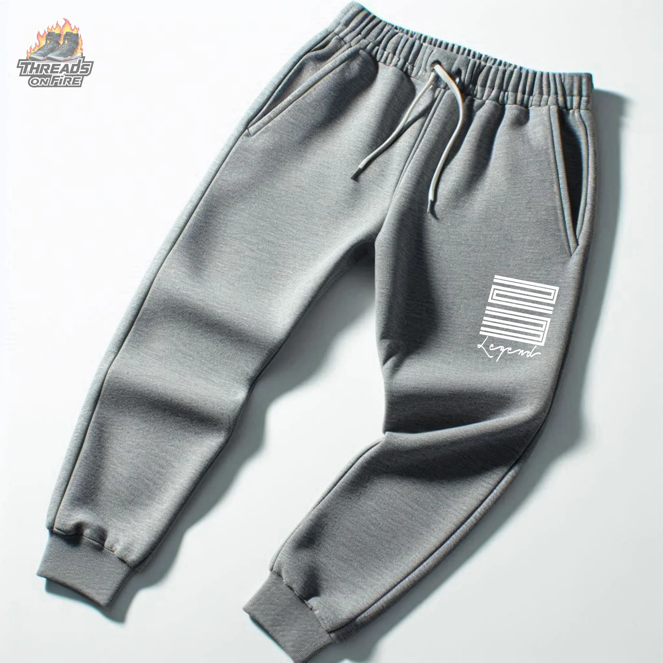 Men's Grey Hoodie Joggers 23 Legend Sweatsuit To Match Air Jordan 11 Cool Grey White