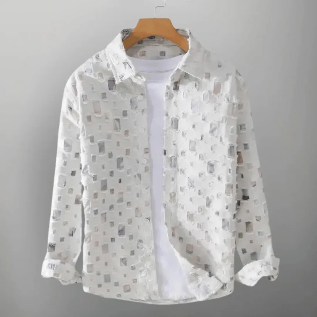 Men's Stylish Casual Button Down Shirt | Long Sleeve