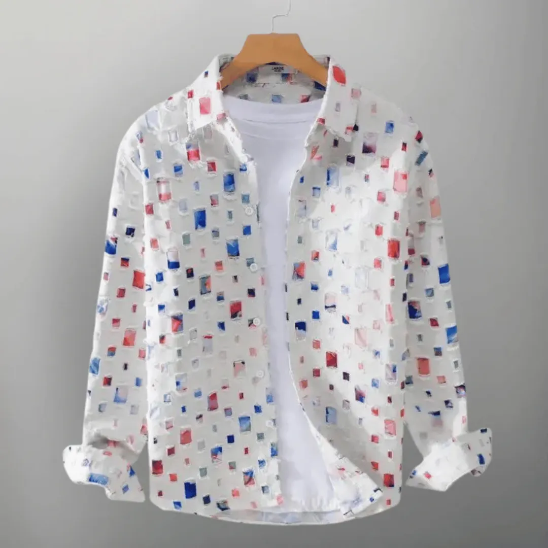 Men's Stylish Casual Button Down Shirt | Long Sleeve