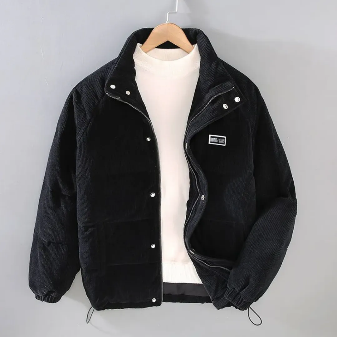 Men's Warm Button Down Jacket | Corduroy