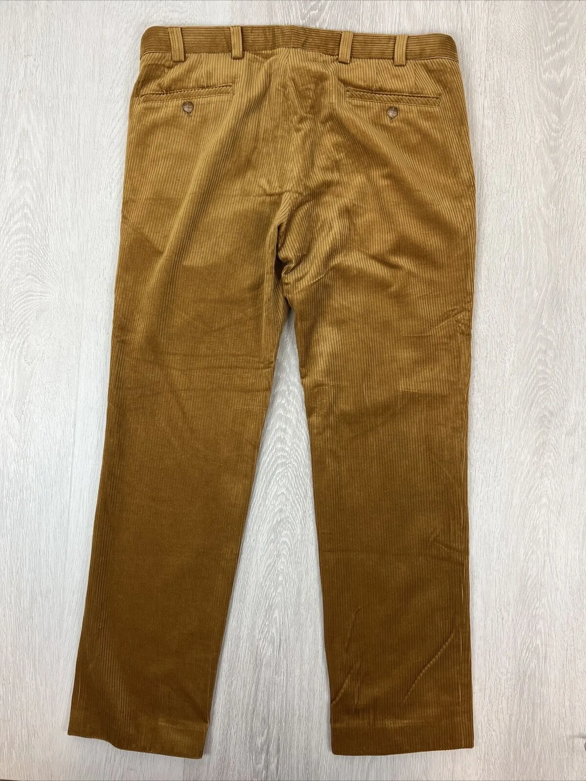 MEYER Mens Mustard Coloured Corduroy Pants Size 36 / 32