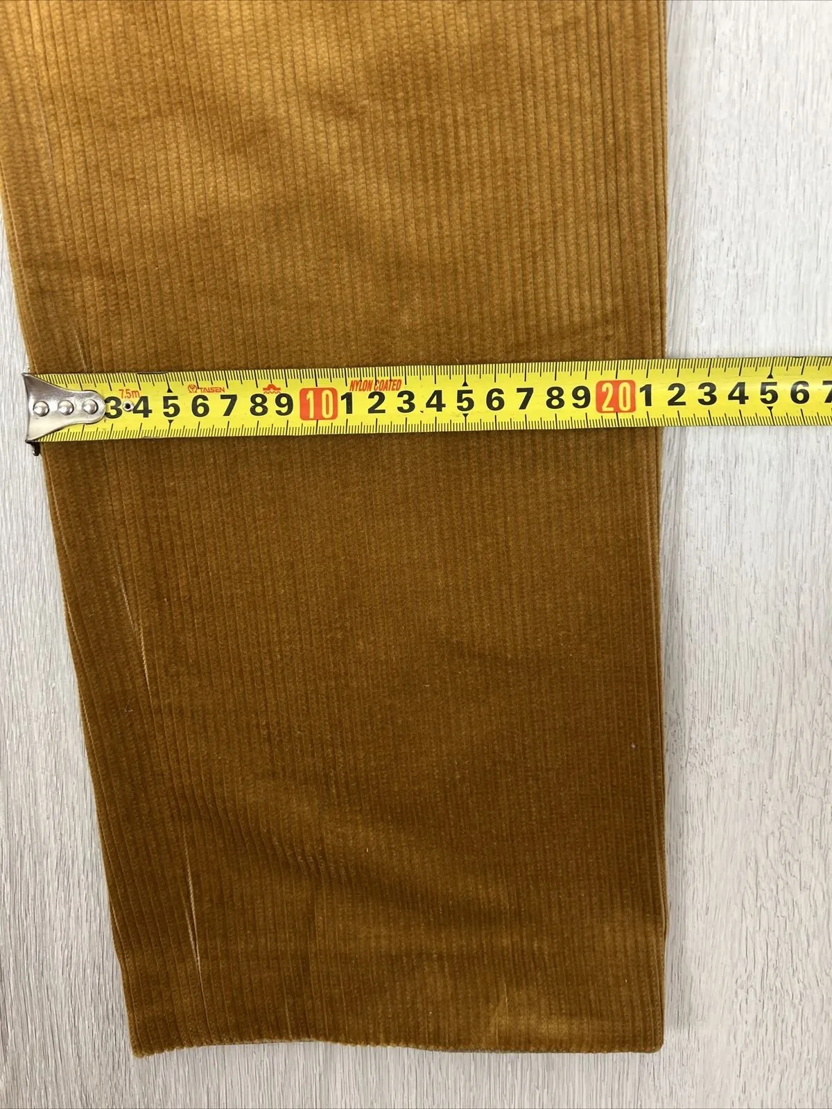 MEYER Mens Mustard Coloured Corduroy Pants Size 36 / 32