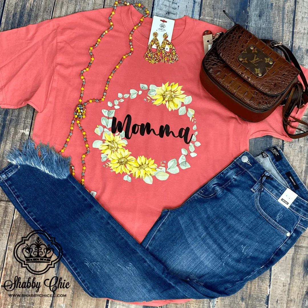 Momma Sunflowers Tee