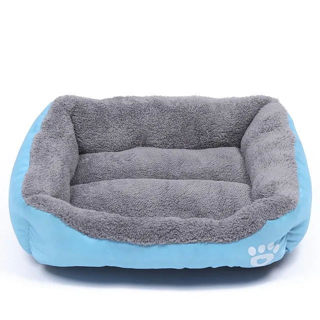 Multi-Color Soft Cotton Pet Cat Dog Bed