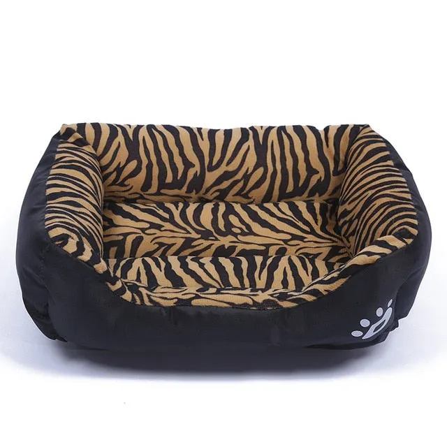 Multi-Color Soft Cotton Pet Cat Dog Bed