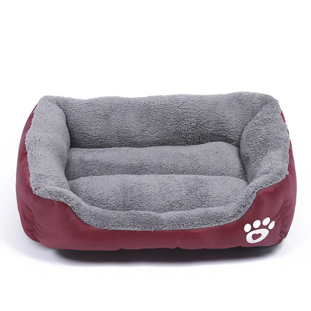 Multi-Color Soft Cotton Pet Cat Dog Bed