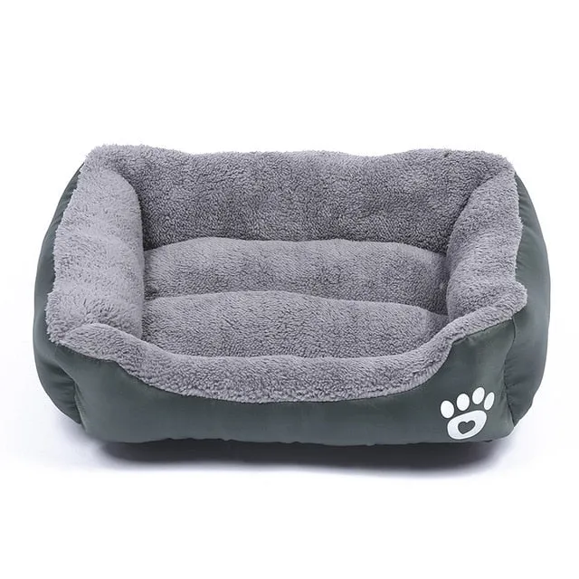 Multi-Color Soft Cotton Pet Cat Dog Bed